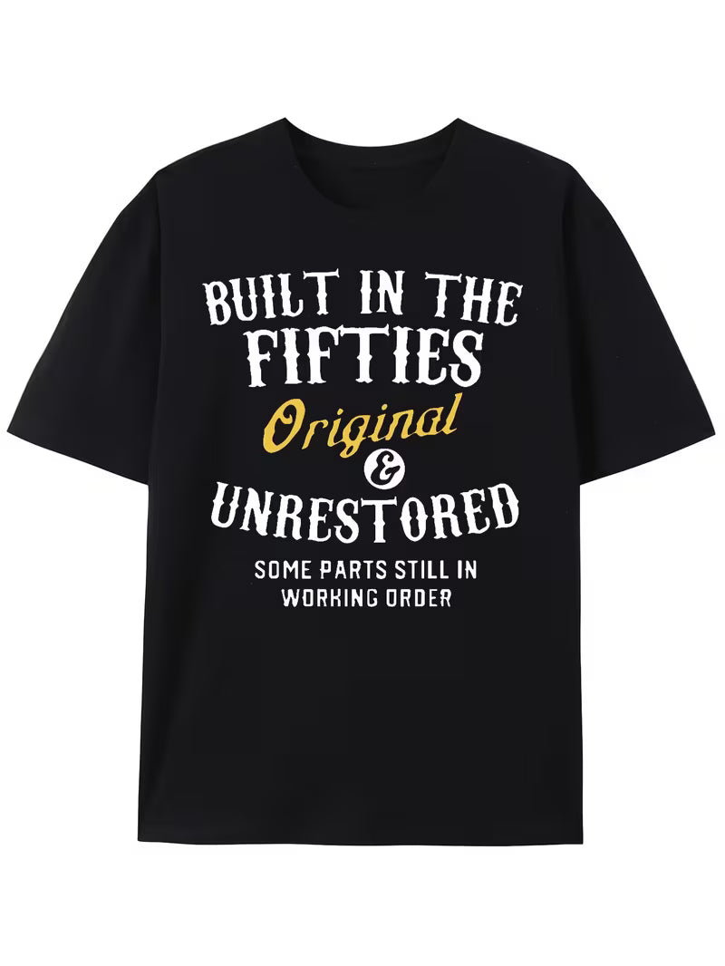 Men's Vintage 1950s Retro Graphic T-Shirt